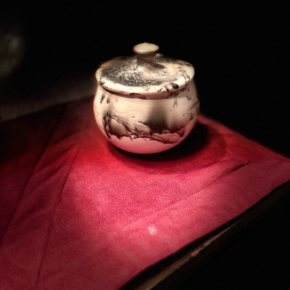 Ceramic Horse Hair Raku Fired